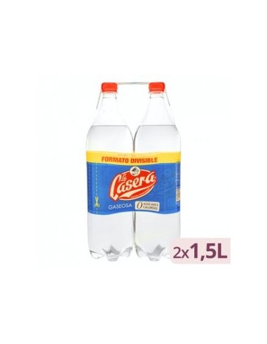 Soda La Casera large 2 bottles x 1,5 L