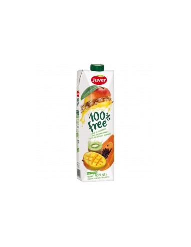 JUVER 100% Tropical fruit juice from concentrate with no added sugar 1 l carton