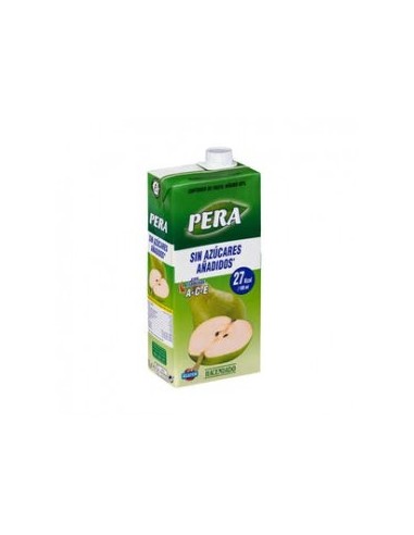 Hacendado pear nectar no sugar added 1 L brick