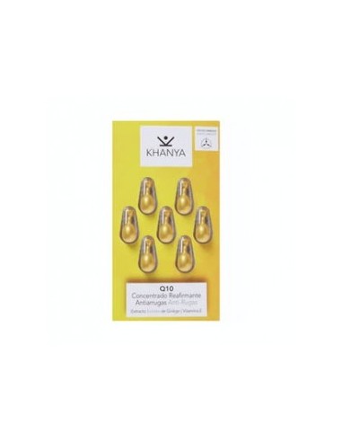 Q10 Khanya anti-wrinkle firming concentrate facial pearls 7 pack.