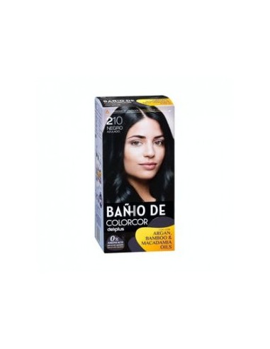 Color bath 210 blue-black Deliplus 0% ammonia Colorcor Box 1 pc.