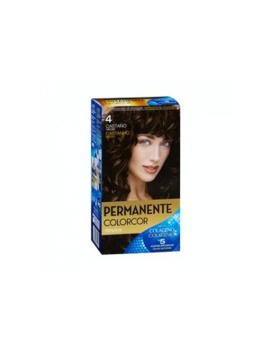 Permanent color 4 medium brown Deliplus Colorcor Box 1 piece.