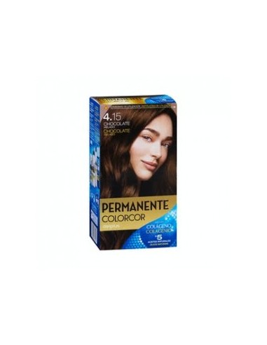 Permanent color 4.15 Deliplus Colorcor chocolat glacé Box 1 pc.