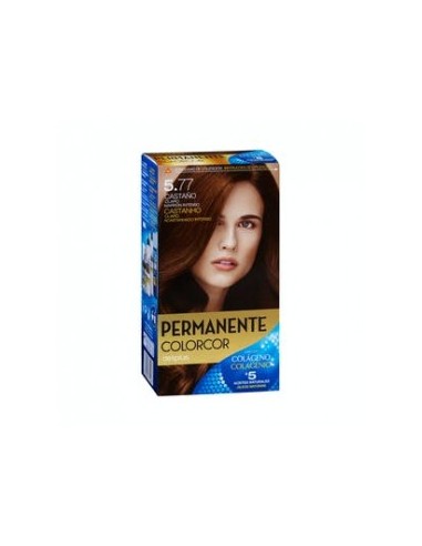 Permanent color 5.77 light brown intense brown Deliplus Colorcor Box 1 pc.