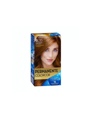 Permanent color 6.35 caramel brown Deliplus Colorcor Box 1 piece.