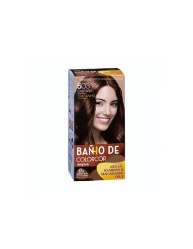 Color bath 503 golden brown Deliplus 0% ammonia Colorcor Box 1 piece