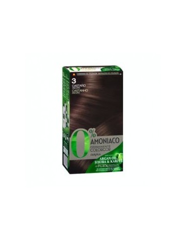 Permanent color 3 dark brown Deliplus 0% ammonia Colorcor Box 1 pc.