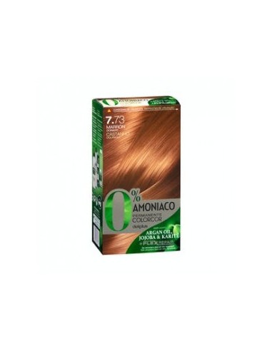 Permanent hair color 7.73 golden brown Deliplus 0% ammonia Colorcor Box 1 pc.