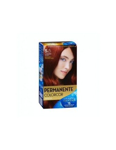 Deliplus Colorcor permanent color 5.5 mahogany reddish Box 1 pc.