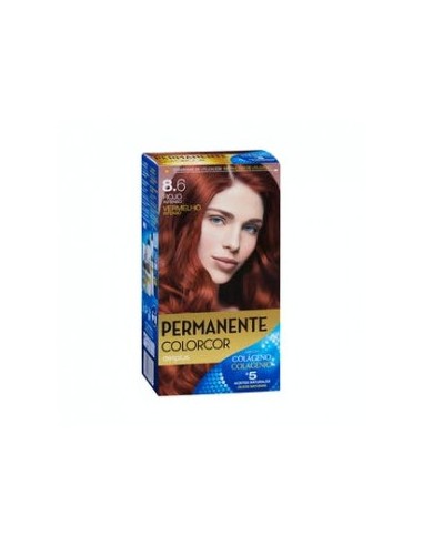 Permanent hair color 8.6 dark red Deliplus Colorcor Box 1 piece.