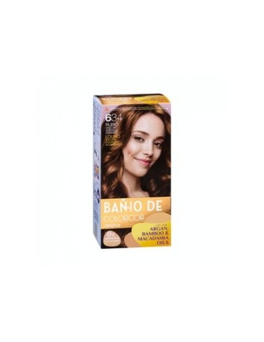 Color bath 634 dark blond golden copper Deliplus 0% ammonia Colorcor Box 1 pc.