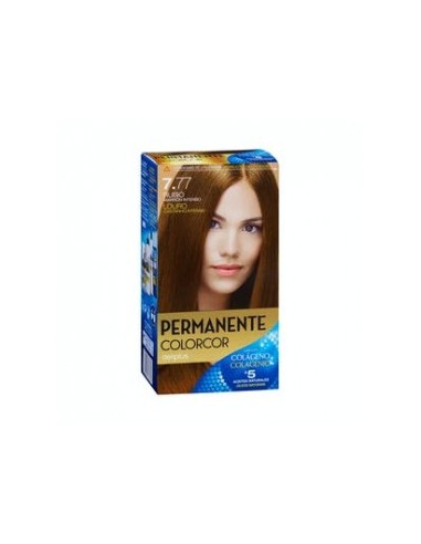 Permanent hair color 7.77 intense chestnut blonde Deliplus Colorcor Box 1 pc.