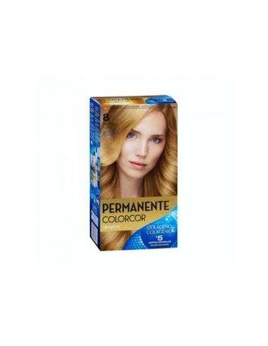 Permanent hair color 8 light blond Deliplus Colorcor Box 1 pcs.