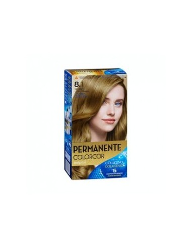 Permanent hair color 8.1 light ash blonde Deliplus Colorcor Box 1 pc.