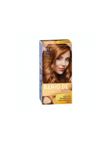 Color bath 834 light blond golden copper Deliplus 0% ammonia Colorcor Box 1 pc.