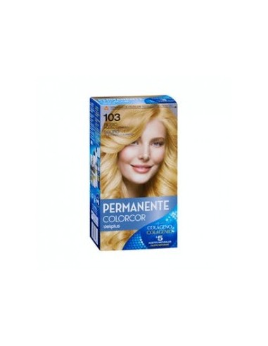 Permanent color 103 golden platinum blonde Deliplus Colorcor Box 1 pc.