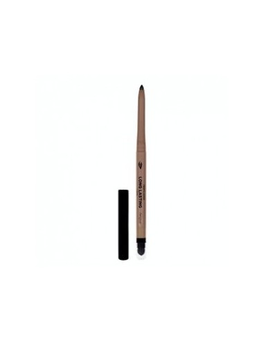 Deliplus 01 black waterproof eyeliner with sponge 1 pc.