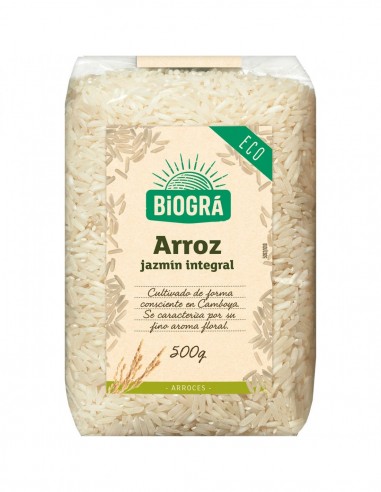 Organic wholemeal rice with jasmine 500 g