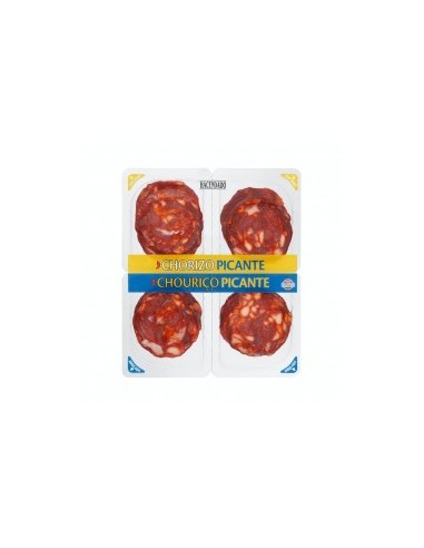 Slices of extra spicy chorizo Hacendado 4 packages of 56,25 g