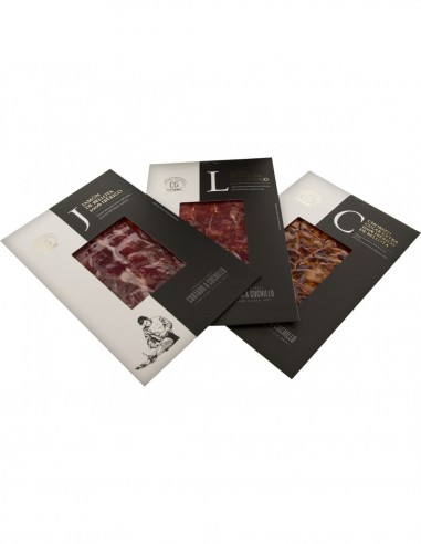 CLUB GOURMET Loin of 100% Iberian ham and chorizo 3x80 g case pack 240 g