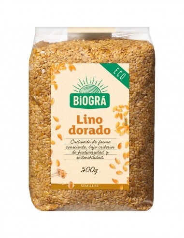 BIOGRA Organic golden flaxseed 500 g