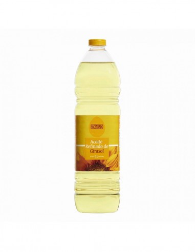 Refined sunflower oil 0.2º Hacendado Bottle of 1 L