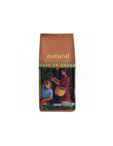 Natural coffee beans Hacendado Packaging 1 kg