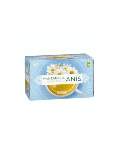 Infusion of chamomile with anise Hacendado Box of 20 bags (26 g)