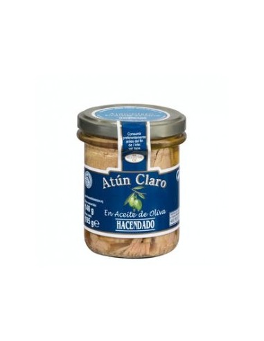 Tuna in olive oil Hacendado 195 g jar (140 g drained)