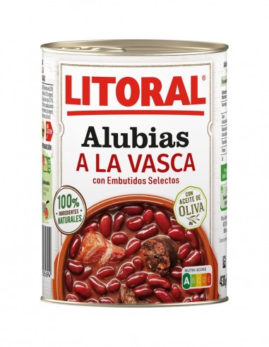 Can of Basque beans, gluten-free 430 g