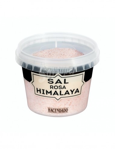 Pink salt of the Himalayas Hacendado Pot of 250 g