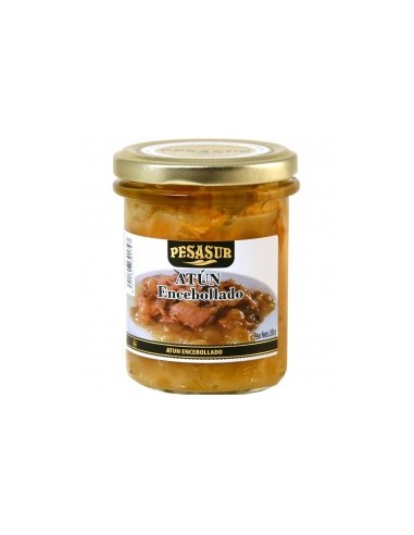 PESASUR Tuna with onion jar 195 g net drained