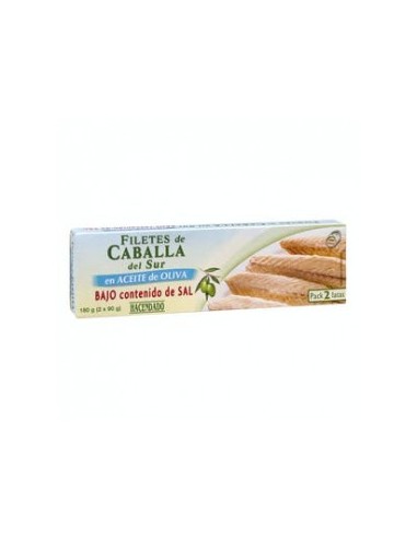 Hacendado Low Salt Southern Mackerel Fillets in Olive Oil 2 x 65g cans