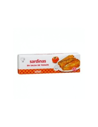 Sardines in tomato sauce Hacendado 2 cans of 83 g