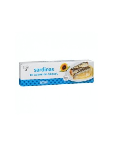 Sardines in sunflower oil Hacendado 2 cans of 82 g