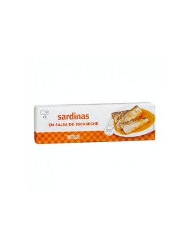 Sardines with Hacendado marinated sauce 2 cans of 83 g