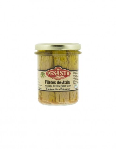 PESASUR 195 g tuna fillets in artisanal extra virgin olive oil