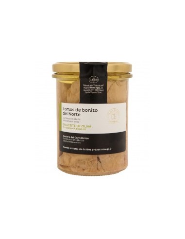 CLUB GOURMAND White tuna loins in olive oil 260 g jar drained weight