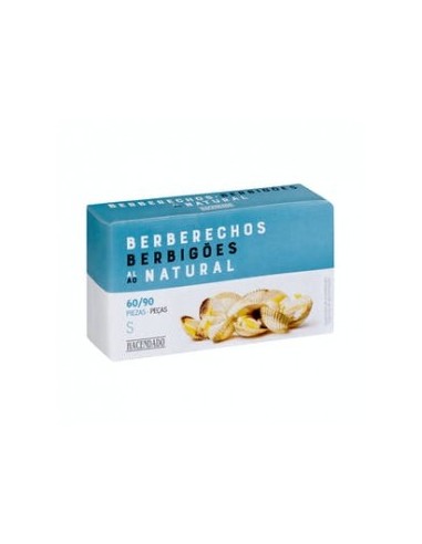 Natural cockles S Hacendado 60-90 pieces Box of 111 g (63 g drained)