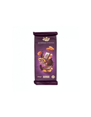 Whole almonds in dark chocolate Hacendado Tablet 200 g