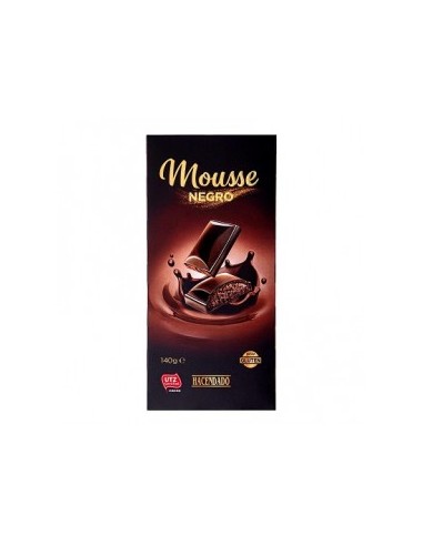 Hacendado dark chocolate mousse 140 g bar