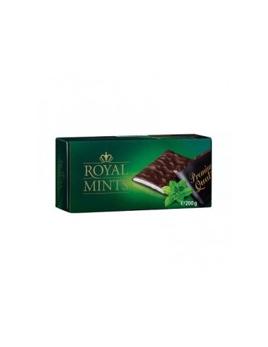 Royal Mints dark chocolate with Halloren mint cream filling Box 200 g