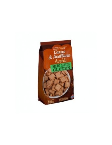 Hacendado gluten-free cereal with cocoa and hazelnut cream filling 400g pack