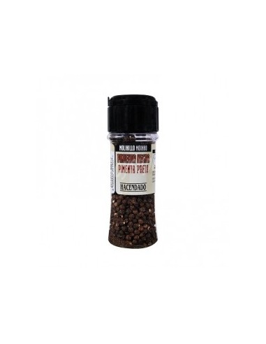 Black pepper mill hacendado pot of 65g