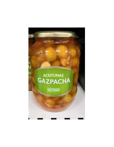 Gazpacha Hacendado olives with bone Pot 835 g (500 g drained)