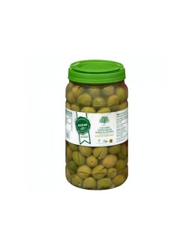 Hojiblanca Dcoop split bone-in olives 1.23 kg jar (700 g drained)