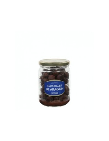 Natural black olives from Aragon Hacendado 250g jar