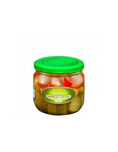 Hacendado sweet banderillas in vinegar 345 g jar (170 g drained)