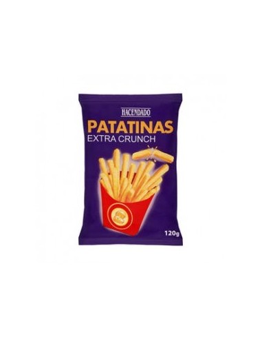 Patatines extra crispy Hacendado 120g pack