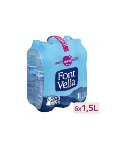 Font Vella large mineral water 6 x 1.5 L bottles